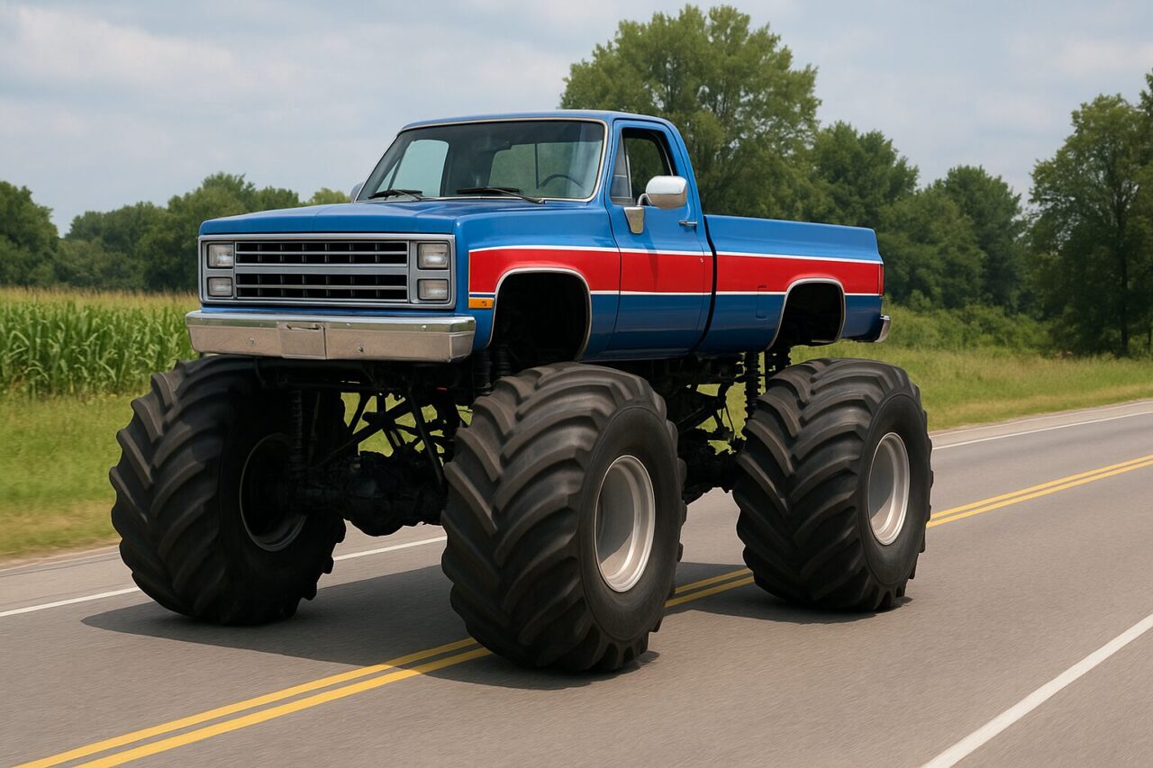 Est-ce que les monster trucks sont autorisés sur les routes